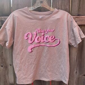 Use your voice tee sz. 14-16